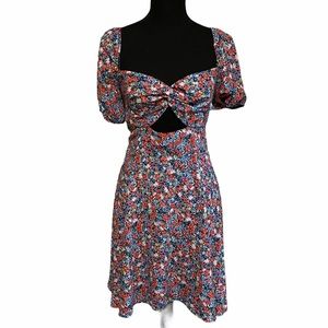 GB Floral Cutout Dress